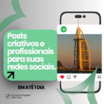 Eu vou criar 3 posts para suas redes