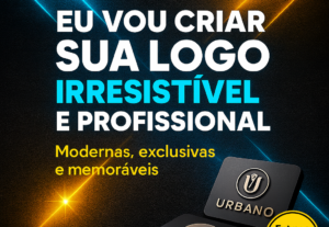 Eu vou Criar uma logo Moderna e Profissional em até 3h