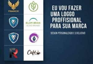 Eu vou Fazer uma logo profissional para sua marca