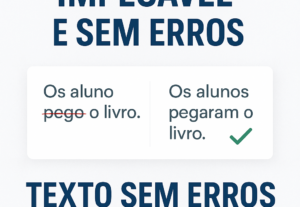 Eu vou deixar seu texto de 500 palavras impecável
