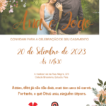 Eu vou fazer seu convite de casamento.