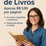 Eu vou revisar o seu livro