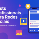 Eu vou criar posts profissionais para suas redes sociais