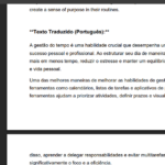 Eu vou traduzir profissionalmente para você