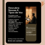 Eu vou dar voz profissional ao seu projeto