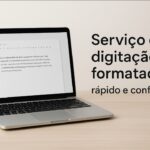 Eu vou Digitar textos e PDFs com rapidez e qualidade.
