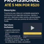 Eu vou legendar os seus vídeos