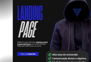 Eu vou fazer uma Landing Page profissional para você.