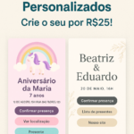 Eu vou criar um Convite Interativo Personalizado