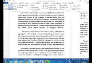 Eu vou formatar textos acadêmicos