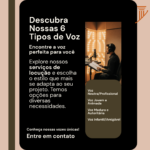 Eu vou dar voz profissional ao seu projeto