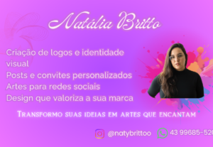 Eu vou Criar sua logo + artes de divulgação.