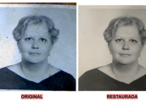 Eu vou restaurar fotos antigas com inteligência artificial.