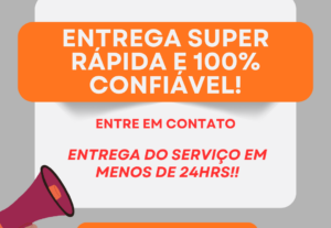 Eu vou fazer seu anuncio em menos de 24hrs