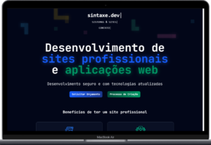 Eu vou criar um site moderno, responsivo e profissional