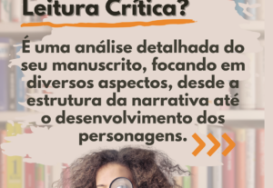 Eu vou fazer a leitura crítica do seu livro