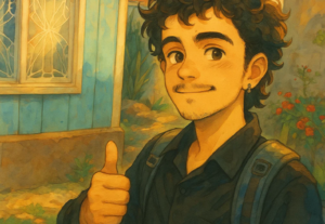 Eu vou ilustrar sua imagem no de anime - ia