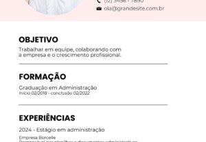 Eu vou criar Currículo Profissional Moderno e Impactante