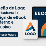 Eu vou Criar Logo Profissional + Design de eBook moderno
