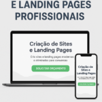 Eu vou criar  seu site ou landing page moderna e otimizada