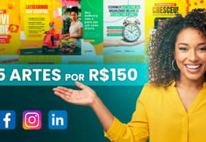 Eu vou criar 5 artes de profissionais para você