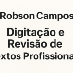 Eu vou digitar e corrigir textos com rapidez