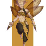 Eu vou fazer uma ilustração de personagem para você.