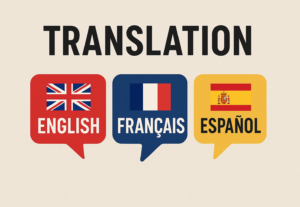 Eu vou fazer Tradução sem drama: inglês, francês e espanhol.