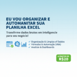 Eu vou fazer planilhas do básico ao avançado.