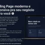 Eu vou fazer Landing page moderna e responsiva