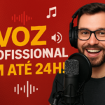 Eu vou narrar o seu vídeo com voz profissional e impacto