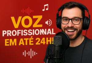 Eu vou narrar o seu vídeo com voz profissional e impacto