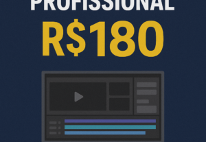 Eu vou fazer uma edição de vídeo profissional e criativa