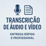 Eu vou fazer  Transcrição rápida de áudios e vídeos