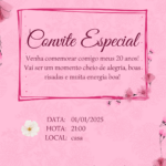 Eu vou criar um convite digital personalizado para você