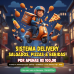 Eu vou fazer Sistema de Delivery + Hospedagem + Domínio .com...