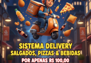 Eu vou fazer Sistema de Delivery + Hospedagem + Domínio .com...