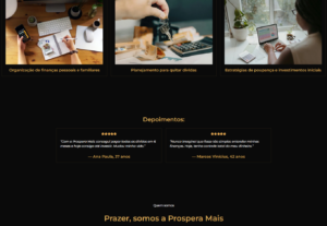Eu vou Criar seu site no WordPress com Elementor.