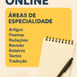 Eu vou ser seu redator online.