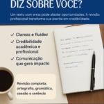 Eu vou transformar seu texto em credibilidade.