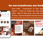 Eu vou transformar seu feed. Post para redes em até 1 dia