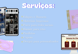 Eu vou Fazer seu design. Criar banners, personalizados e etc