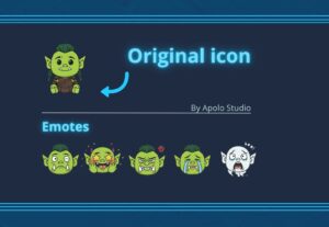 Eu vou Fazer emotes para twitch e discord