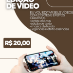Eu vou editar seu vídeo deixando ele mais profissional