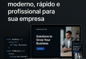 Eu vou criar um site profissional moderno para sua empresa