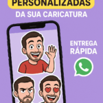 Eu vou criar 7 Figurinhas Personalizadas do Seu Rosto