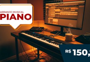Eu vou fazer sua música completa com piano