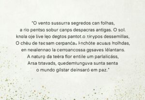 Eu vou criar Mensagens personalizadas: declarações, poesias