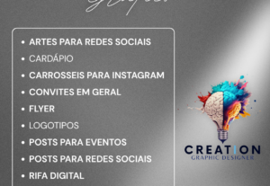 Eu vou fazer a melhor arte para você ou sua empresa