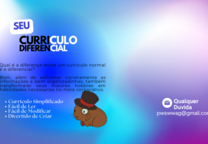 Eu vou construir seu currículo diferencial.